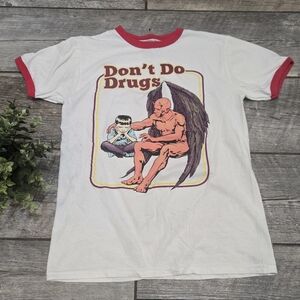 Black Matter Don't Do Drugs Retro-Inspired T-Shirt, Size Small